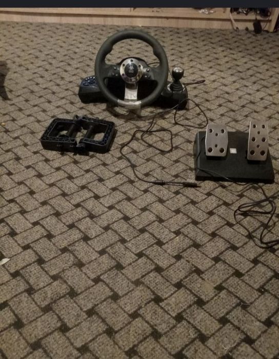 Volan de gaming myria 7419 stare nou nouta flosit doar la testare