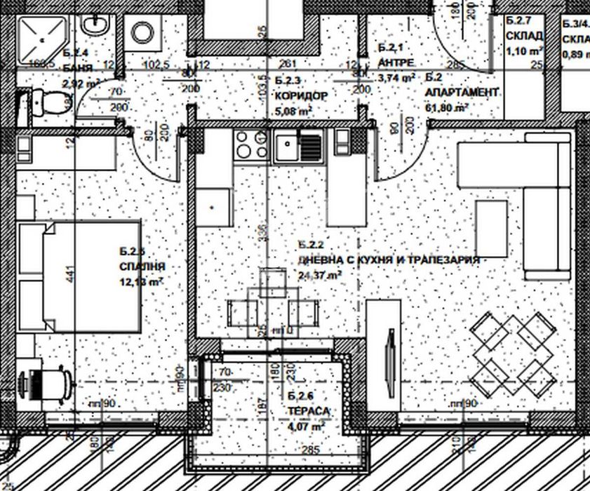 Продава се Двустаен апартамент в София, Кръстова вада - 73 кв.м за 2324 €/кв.м - Снимка #3