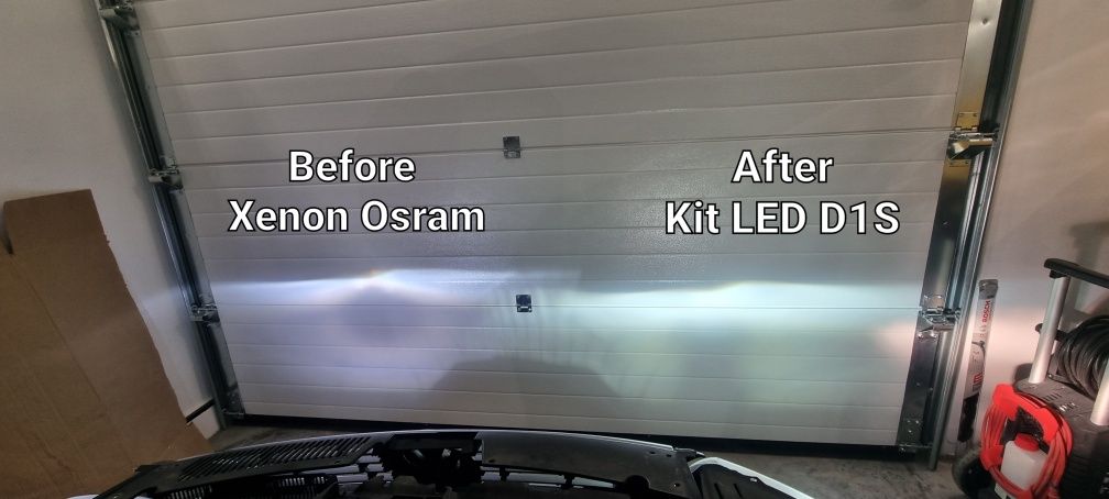 Kit conversie LED D1S nu xenon Osram Philips Passat B6 Golf Tiguan BMW