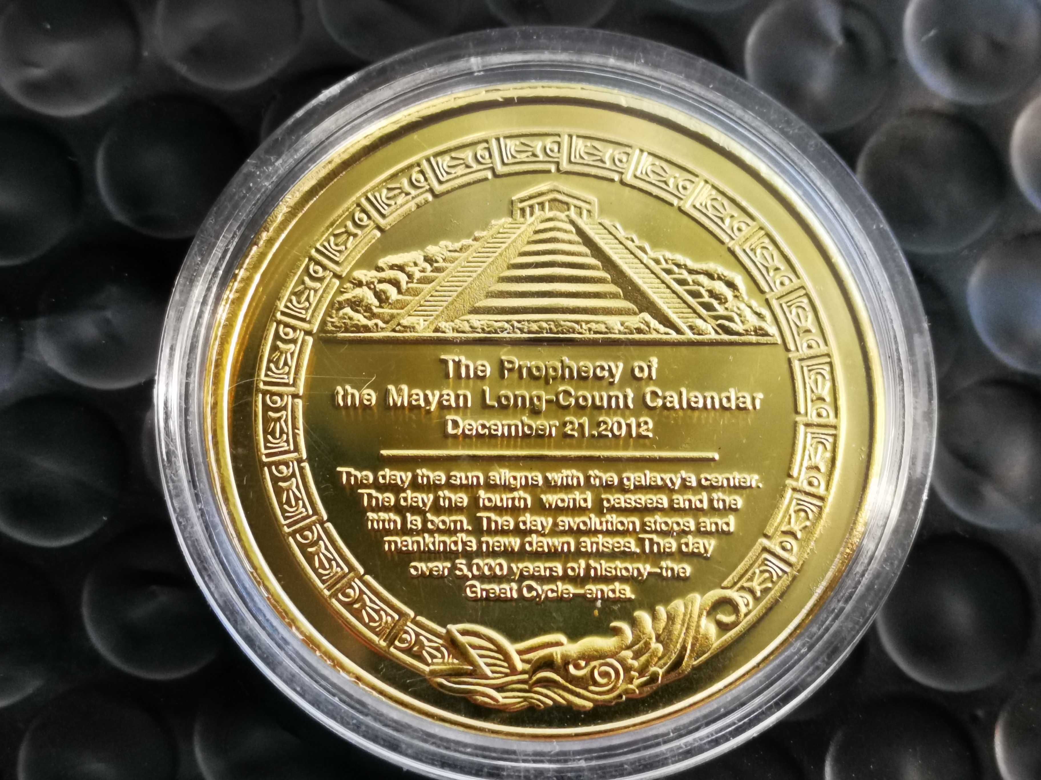 Колекционерска сувенирна монета цивилизацията на Маите.