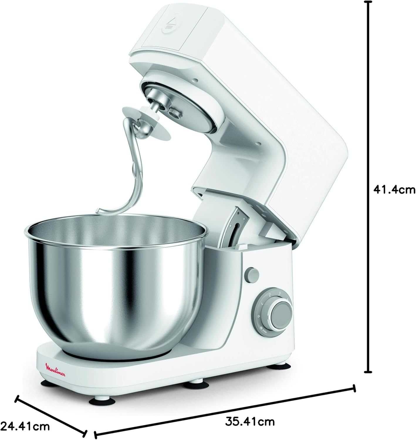 Планетарен миксер Moulinex Masterchef 4.8L (QA1501) 6 скорости 800W