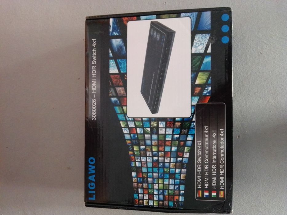 Multiplicator Hdr- Hdmi 4x1 Ligawo 3080026 18Gbps 4K 60Hz Nou
