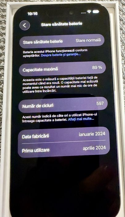 iPhone 15 Pro 256GB – Impecabil + 4 Huse Cadou, Full Box