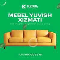 Yumshoq mebel yuvish xizmati Toshkent