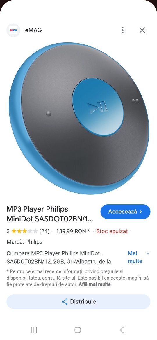 MP3 Player Philips