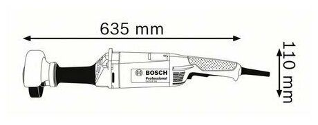 Прямая шлифовальная машина GGS 8 SH Professional