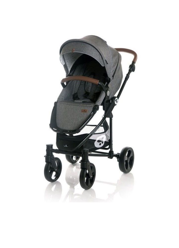 Бебешка количка Lorelli Crysta 3in1 Premium Grey