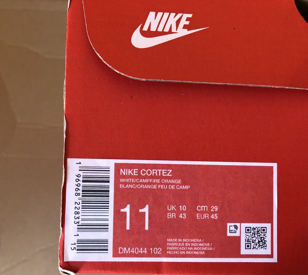 Nike Cortez ОРИГИНАЛНИ мъжки маратонки 45/29см