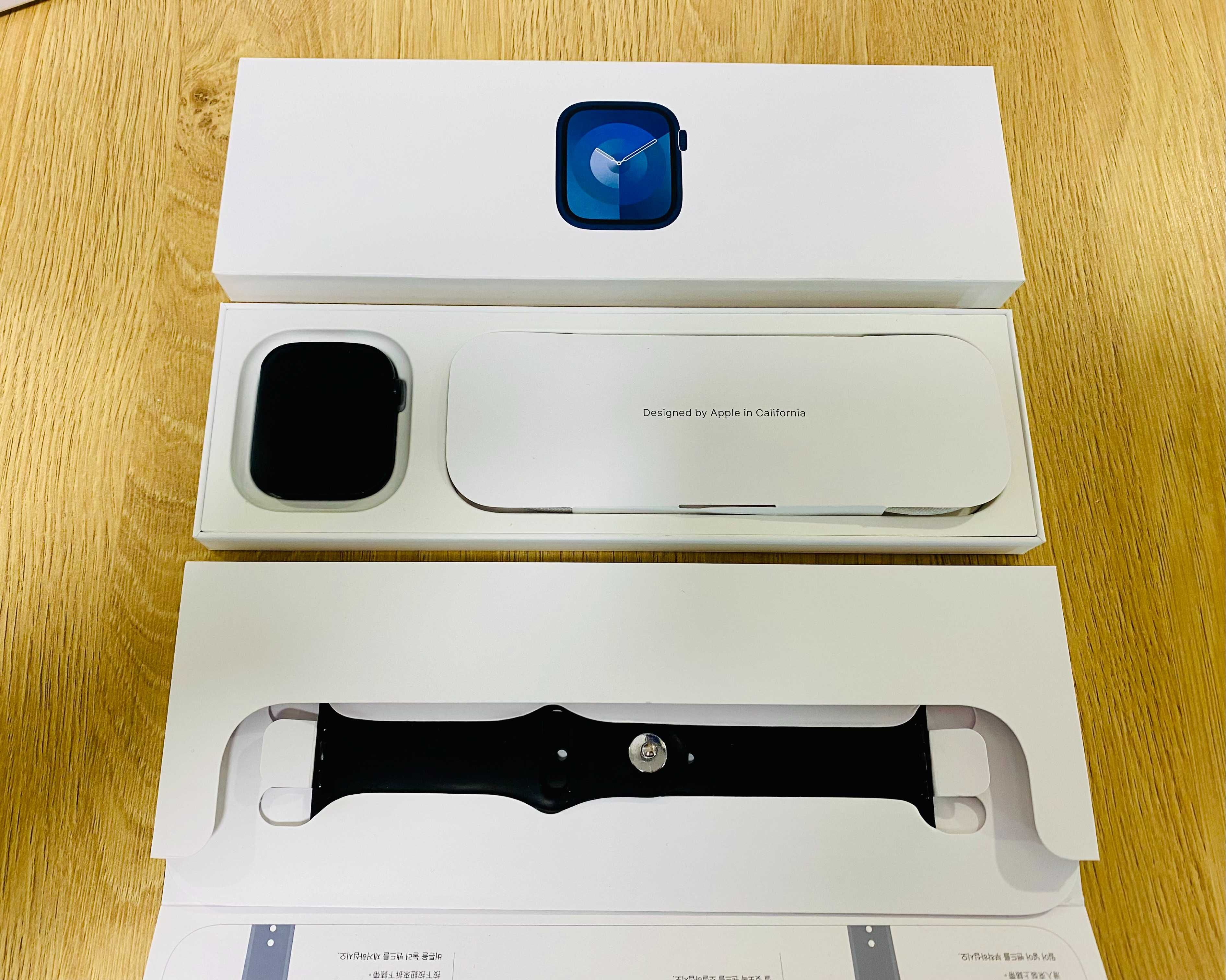 Apple Watch Series 9 GPS, 45mm, Midnight Al Case, SB M/L GPS, 96%