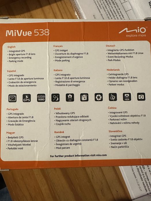 Camera supraveghere trafic MIO MiVue 538