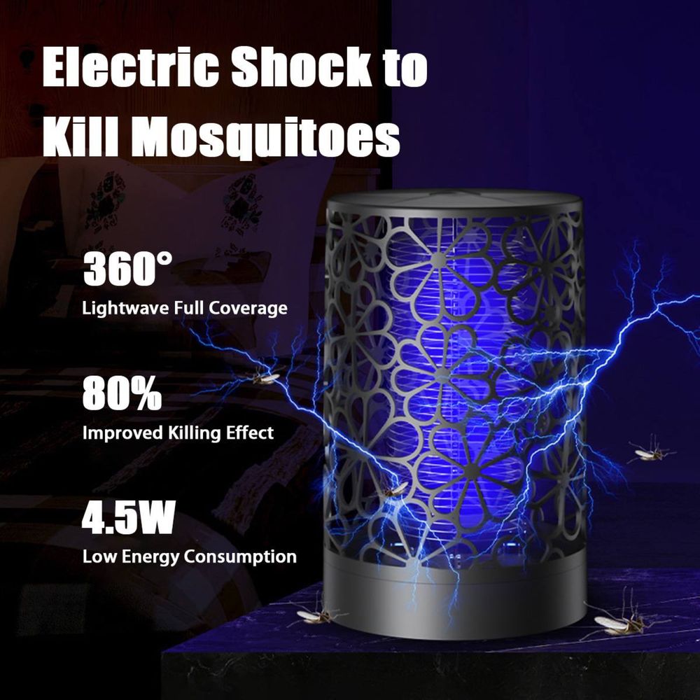 Новая лампа-ловушка для комаров с электрошоком