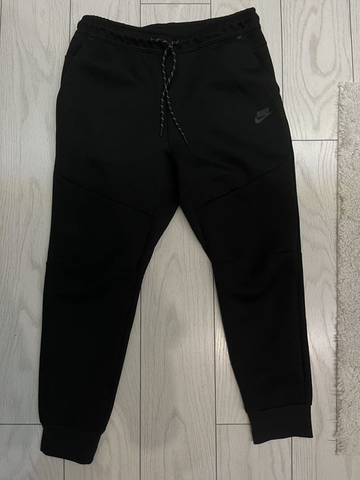 Nike tech черно долнище