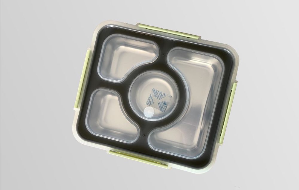 Кутия за храна/обяд с прибори + Готварска книга - ЧЕРЕН МЕСЕЦ