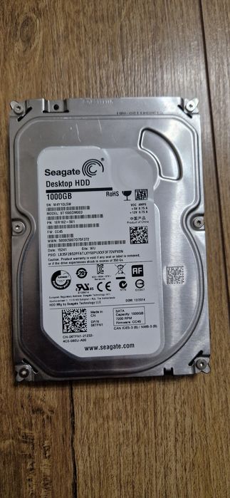 Жесткий диск для видеорегистратора и ПК hdd 1tb seagate desktop