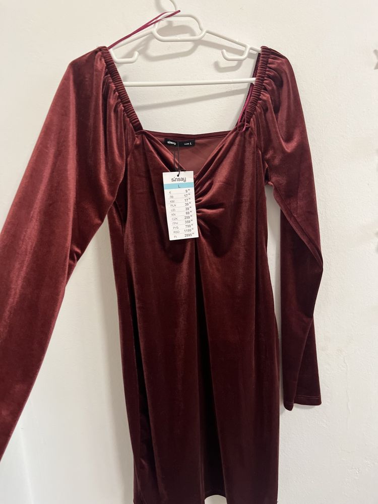 Sinsay dress nou Rochie de searaa rochii zara mango h&m bershka ocazie
