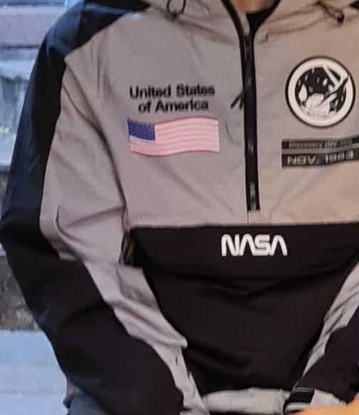 Термокуртка NASA с капюшоном, водонепроницаемая