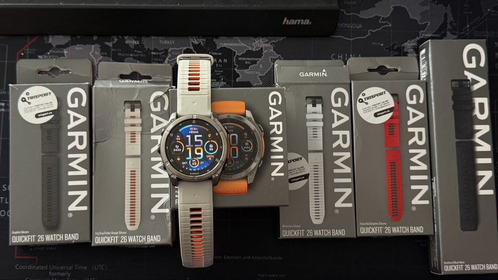 Schimb Garmin Fenix 8 Sapphire 51mm cu Apple Watch Ultra 3