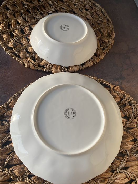 2 farfurii portelan Coral