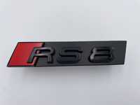 Emblema Audi RS 8 grila negru