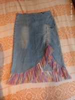 Женская джинсовая юбка 30размер