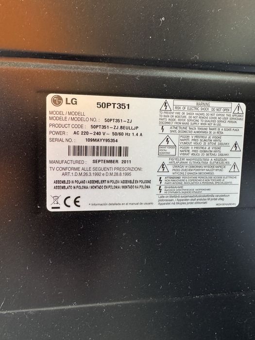 Televizor LG plasma