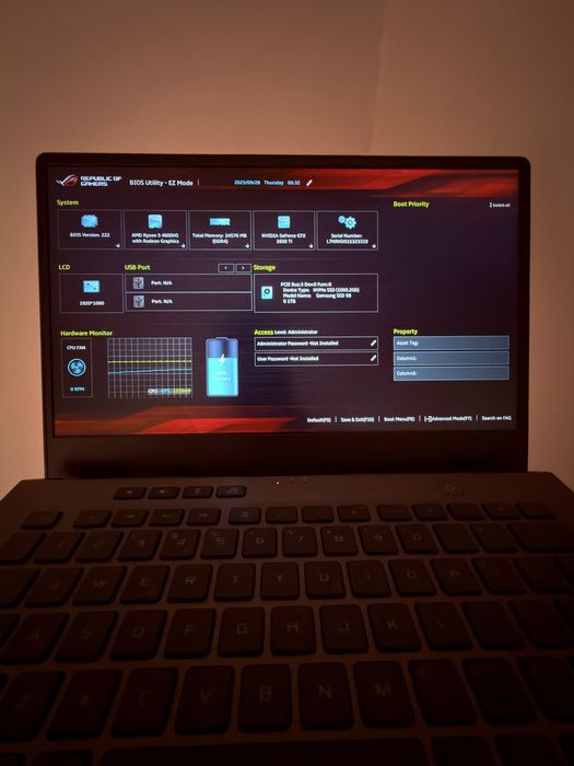 Rog Zephyrus G14, Ryzen 5 4600HS, 24gb ddr4, gtx 1650Ti 4gb, 1tb nvme