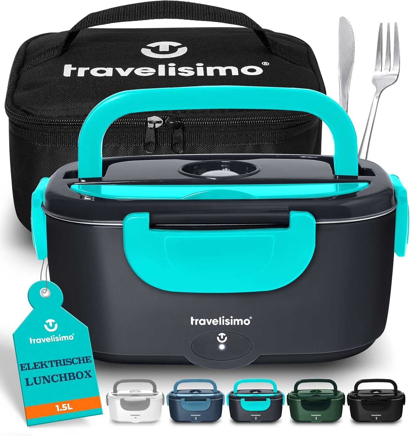Кутия за храна със затопляне,TRAVELISIMO Box, 80 W , 1.5 L,Нова