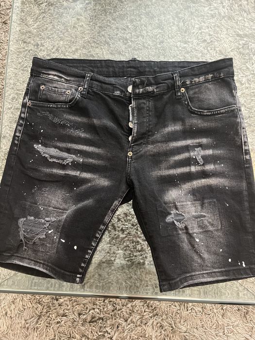Pantaloni scurti Dsquared negri
