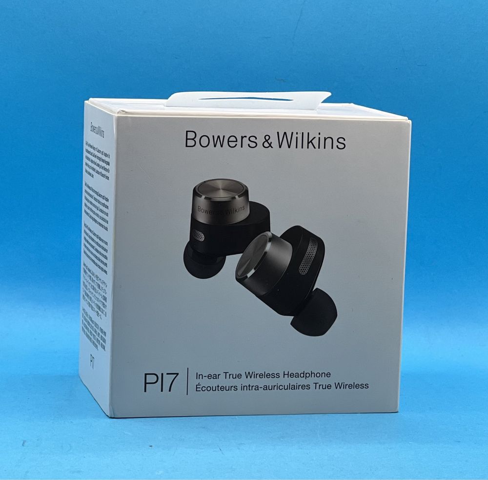 НОВИ!!! Безжични слушалки с микрофон Bowers & Wilkins - PI7, TWS, черн