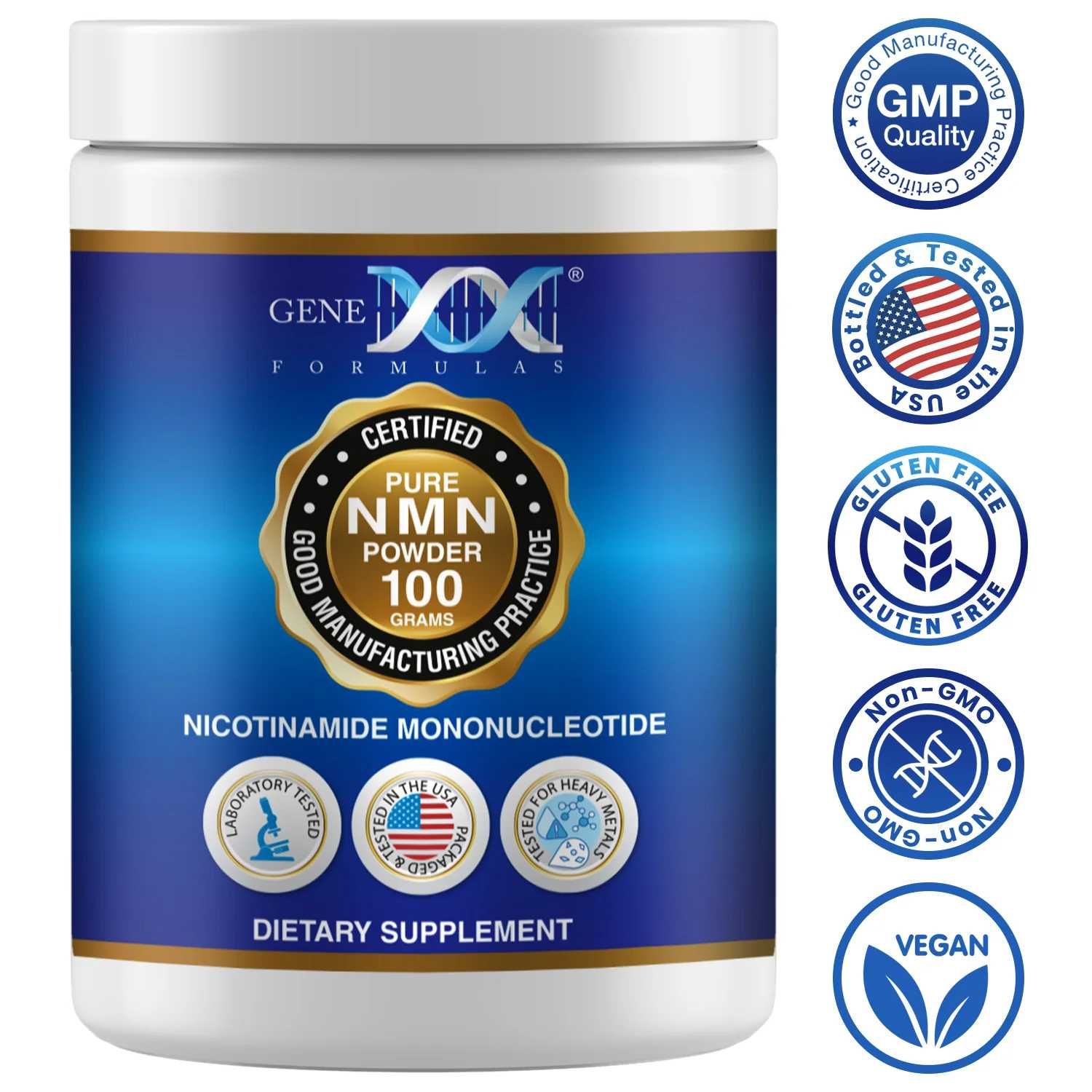 Порошок GENEX NMN (никотинамид мононуклеотид) вес 100 грамм