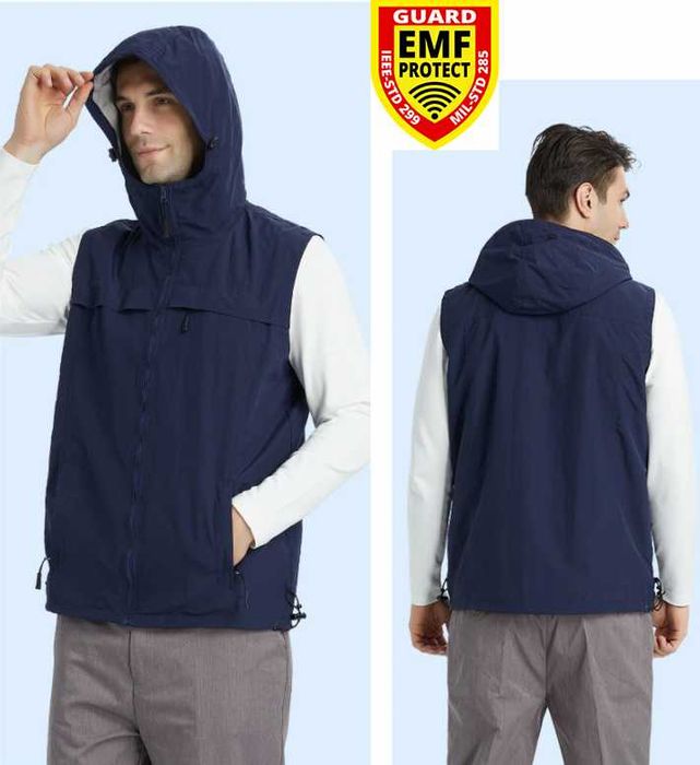 RF EMF EMR WiFi 5G Екраниран Суичър Качулка Електромагнитна Защита ЕМП