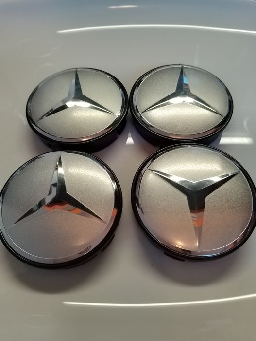 Капачки за джанти Мерцедес Mercedes Сиви тапи за джанти 55/60
