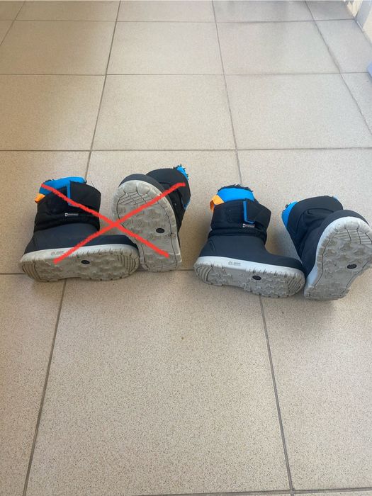 Детски непромокаеми ботуши, апрески, боти Quechua номер 25