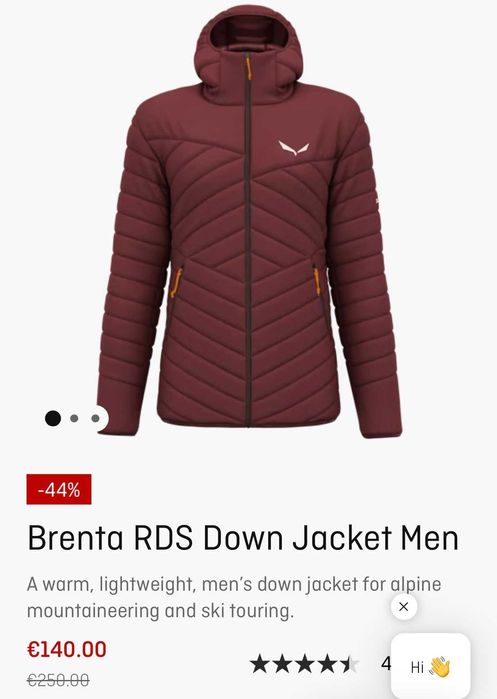 Salewa Brenta RDS Down Jacket яке M