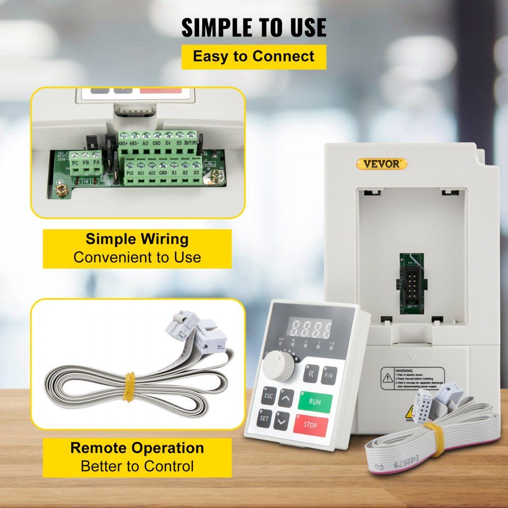Convertor Inverter CNC, AC 220V, 3KW, 1/3Fază Intrare, 3Fază Ieșire