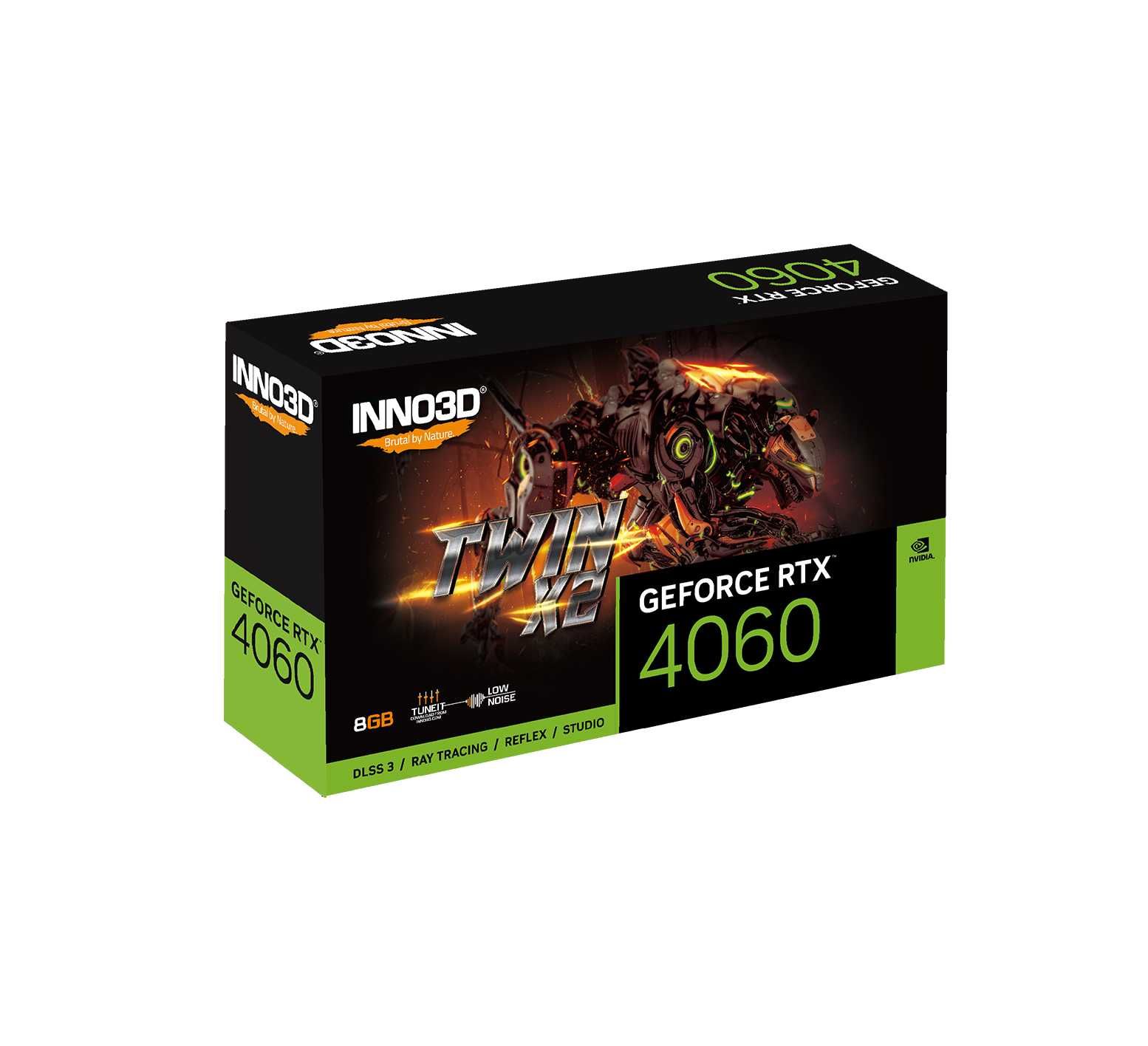 ; Видеокарта Inno3D RTX4060 TWIN X2 OC 8GB GDDR6
