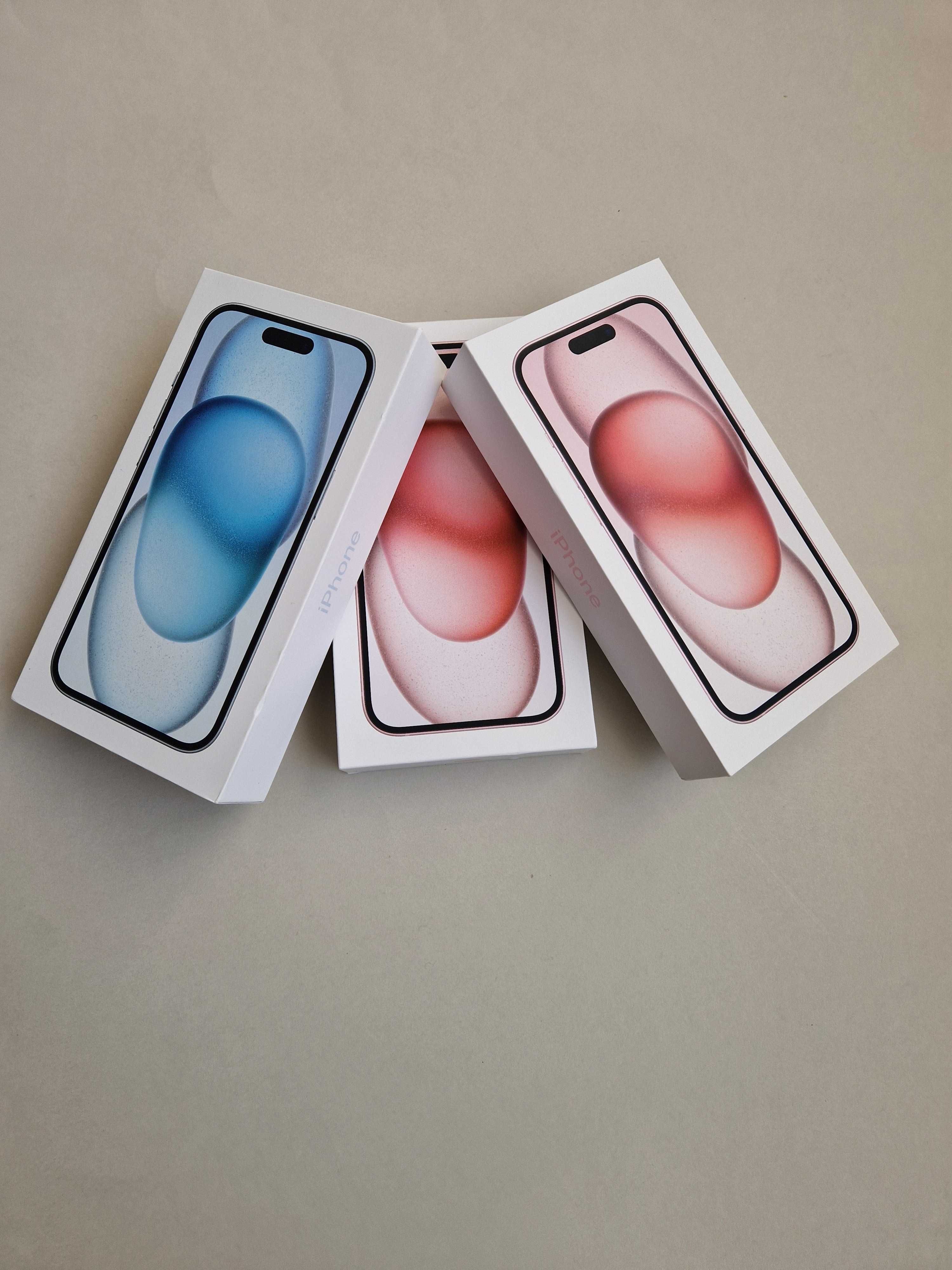 Apple iPhone 15 128GB pink/blue Нов Гаранция