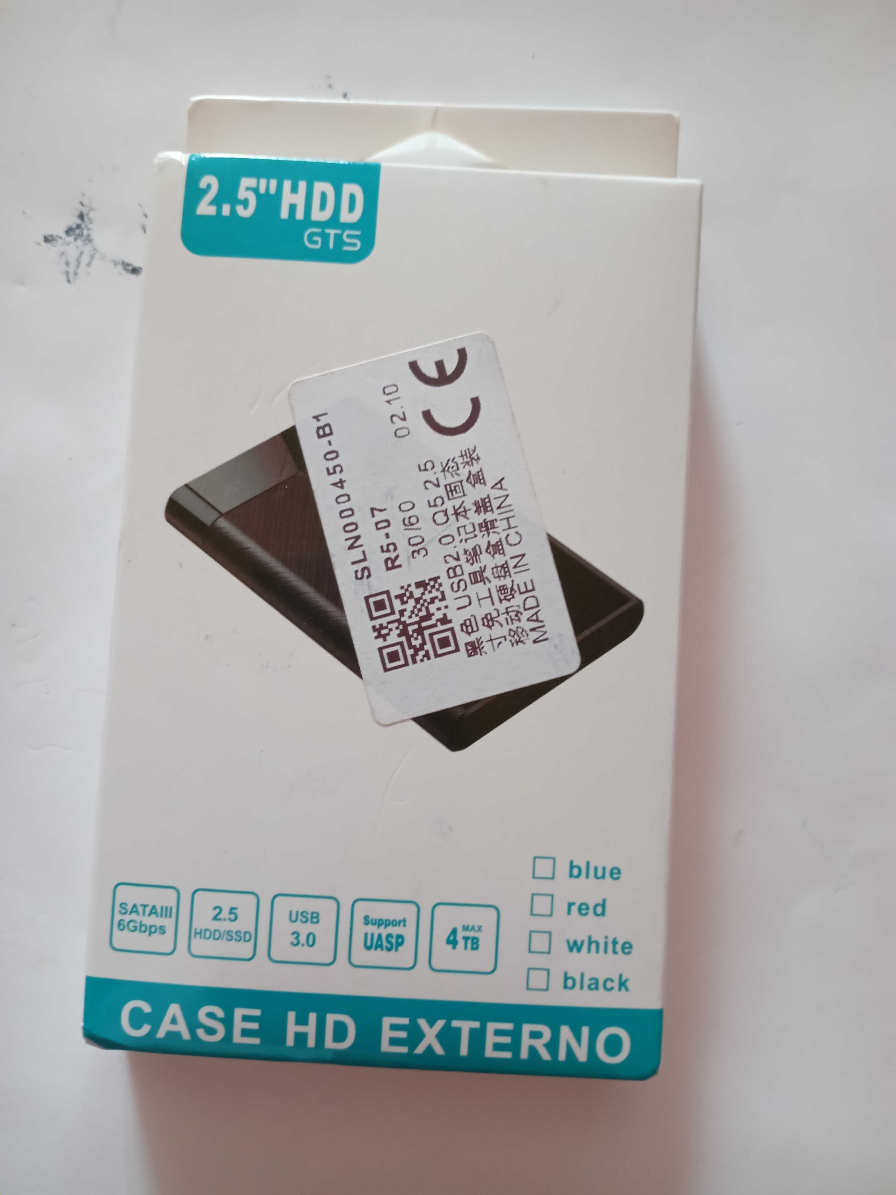 Кутия за външен твърд диск с USB 3.0, 2.5" SATA, 2.5" SSD, 5Gbps