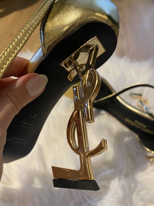 Sandale ysl aurii