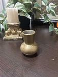 MA262 mica vaza sau suport lumanare masiv de bronz 7cm h