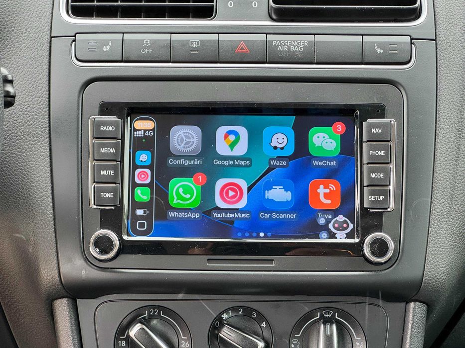 Navigatie 4GB VW Amarok Caddy Jetta Eos Scirocco Sharan Golf Carplay