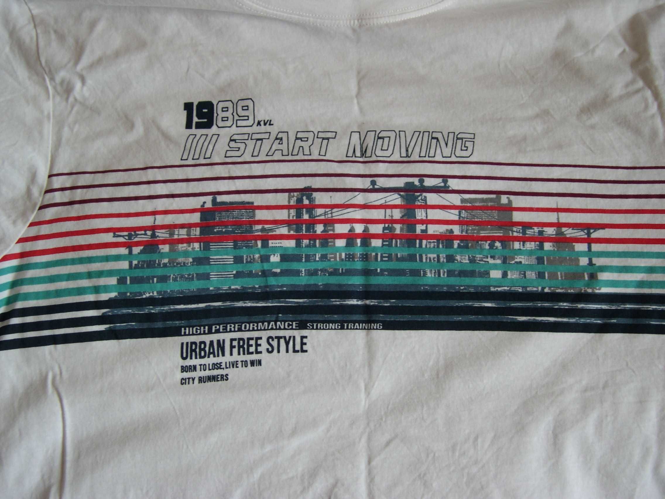 Tricou  KVL 1989  Urban  Freestyle  XL   Alb