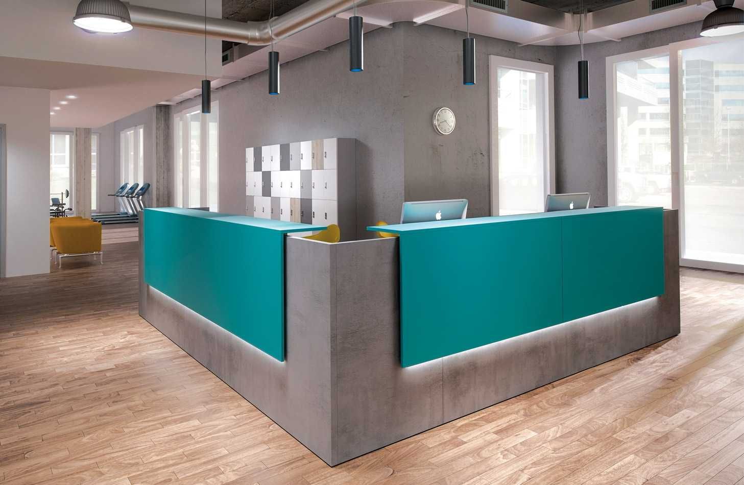 Стойка ресепшен Reception Steel