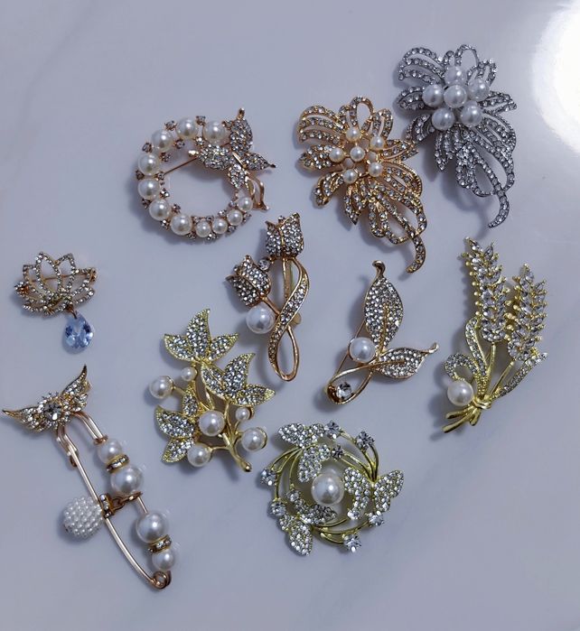 Брошки броши подарок бижутерия