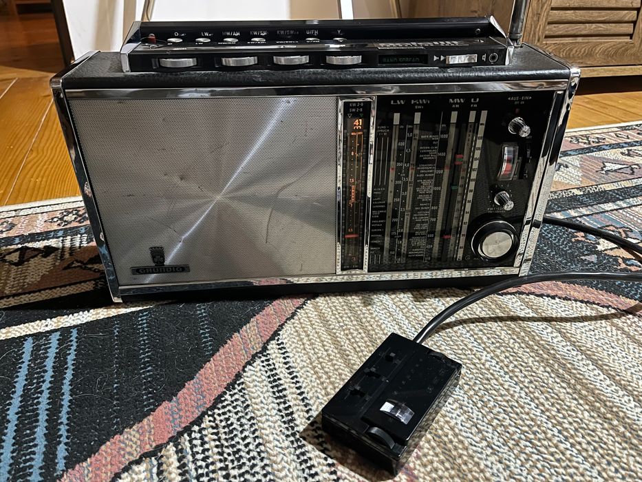 radiou grundig satellit 6001, functional cu kit ssb extrem de rar.