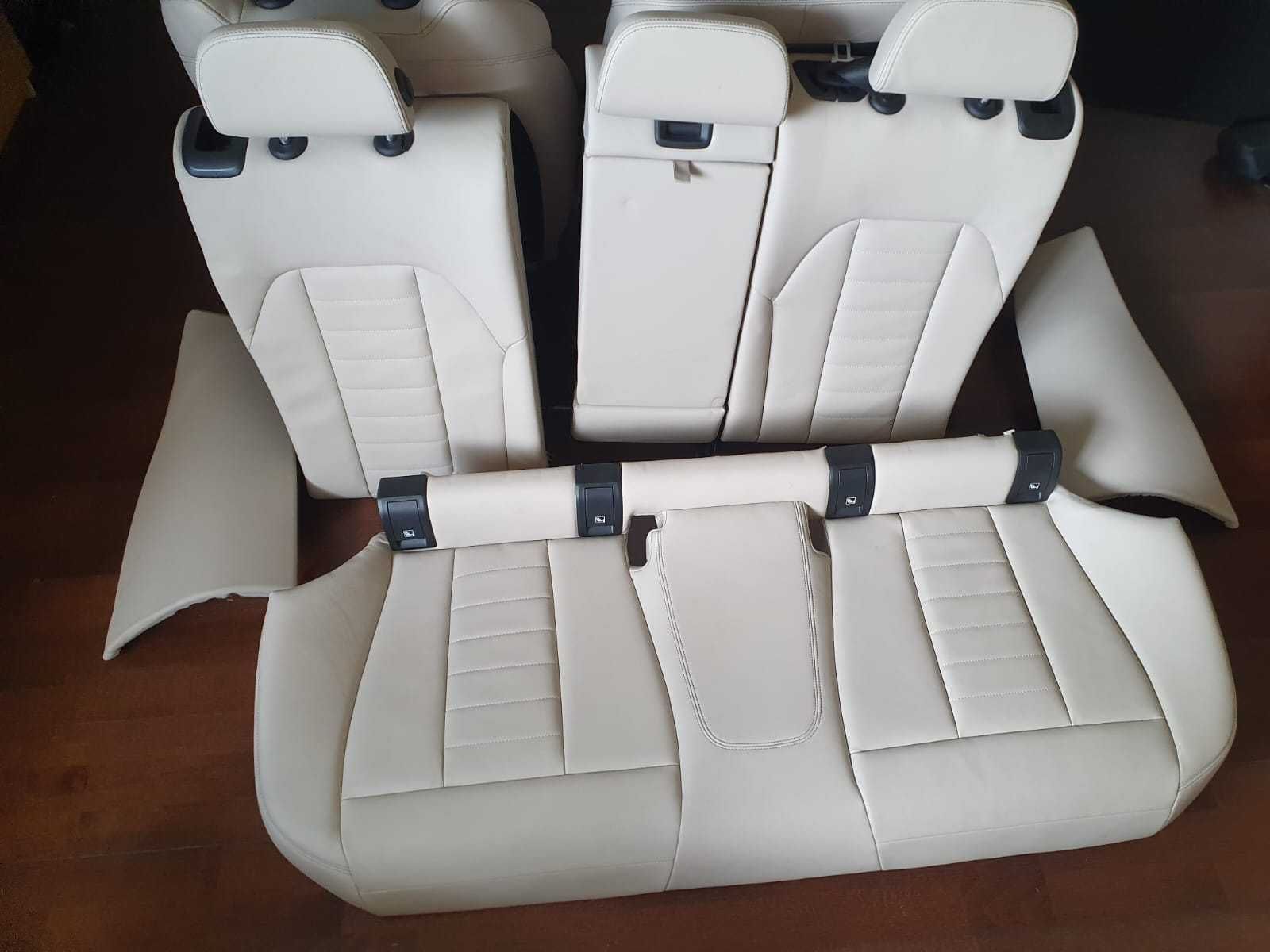 Interior sport piele alba crem Oyster complet BMW G21 Touring break