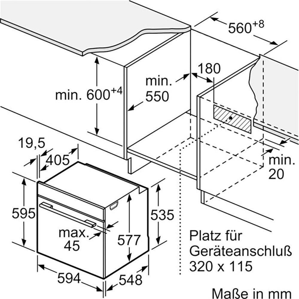 Фурна за вграждане BOSCH Серия 8 HBG7221B2