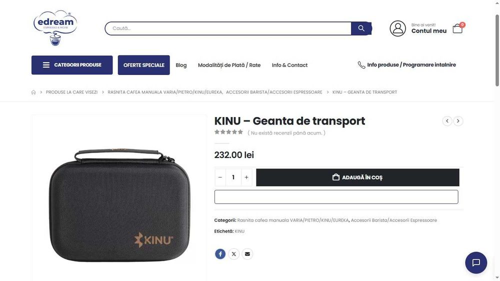 Geanta transport rasnita Kinu