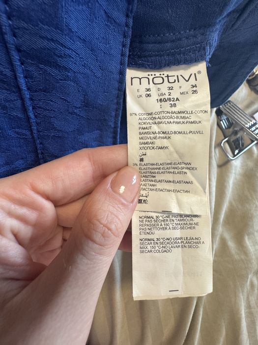 Blugi skinny Motivi albastri cu model - masura 36