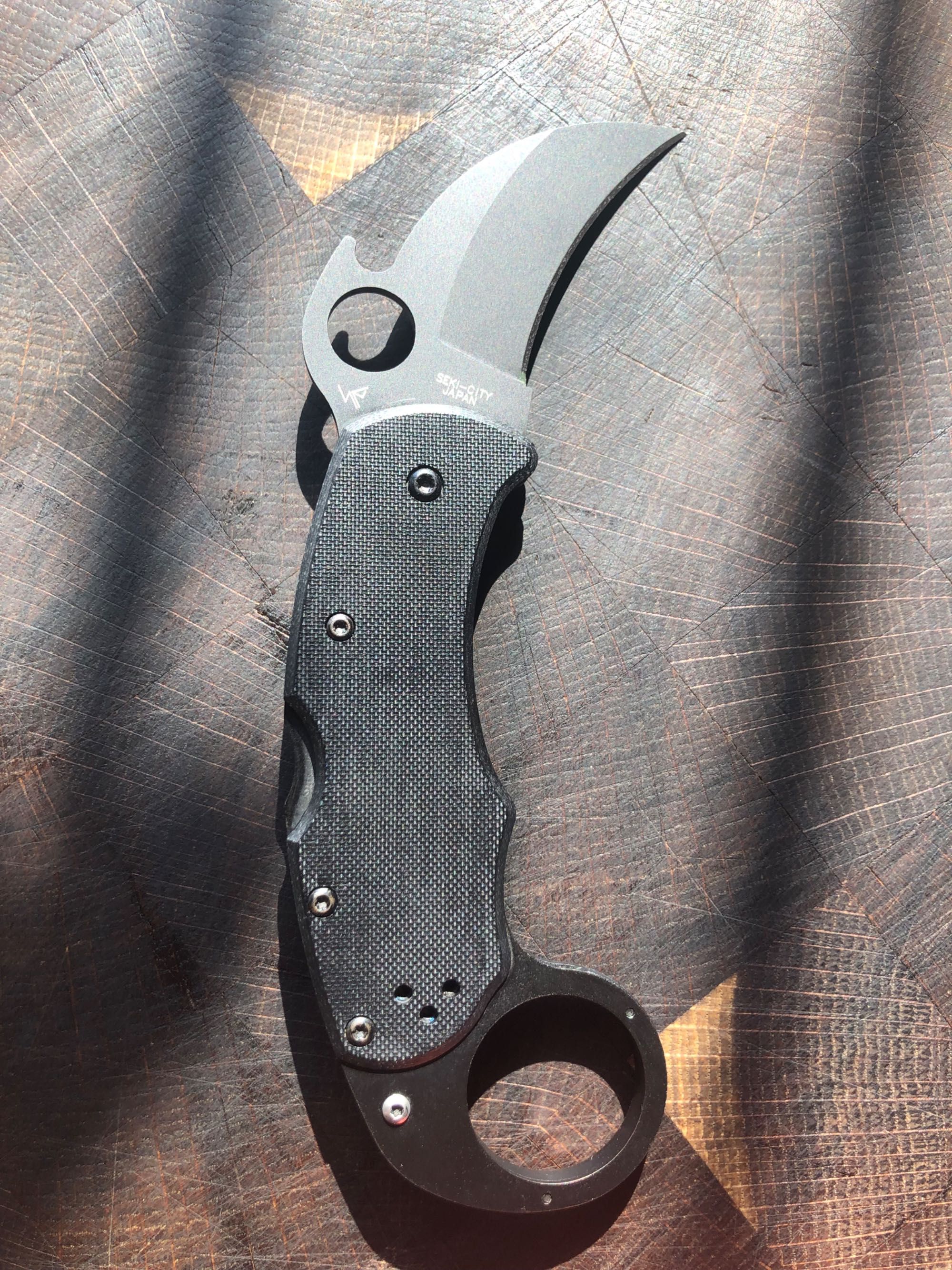 Spyderco - karahawk, сгъваем нож, нов, пълен комплект, оригинал.